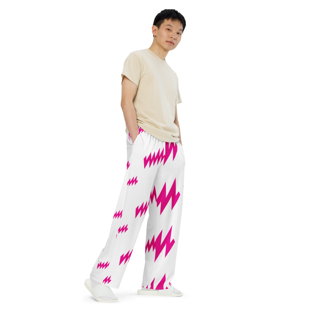 IMM all-over print unisex sweatpants | Pink