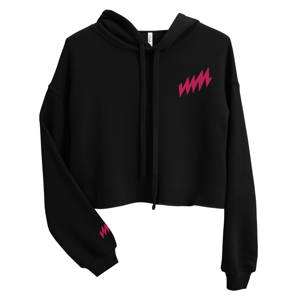Crop Hoodie | Pink Label