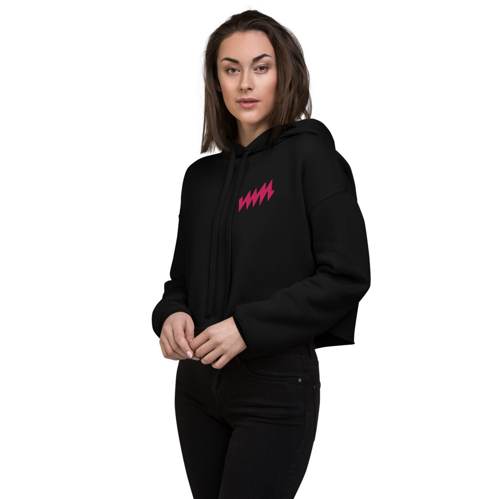 Crop Hoodie | Pink Label