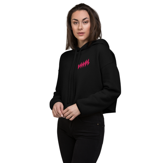 Crop Hoodie | Pink Label