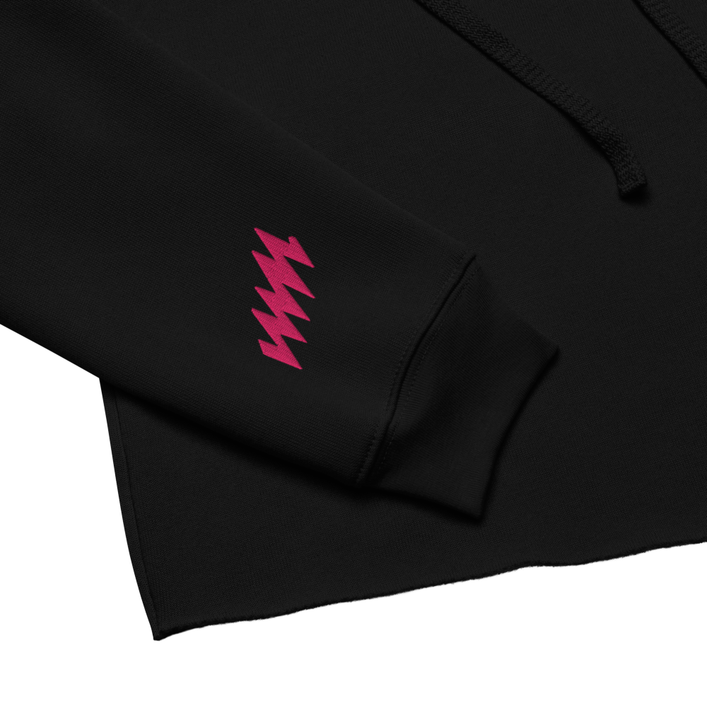Crop Hoodie | Pink Label