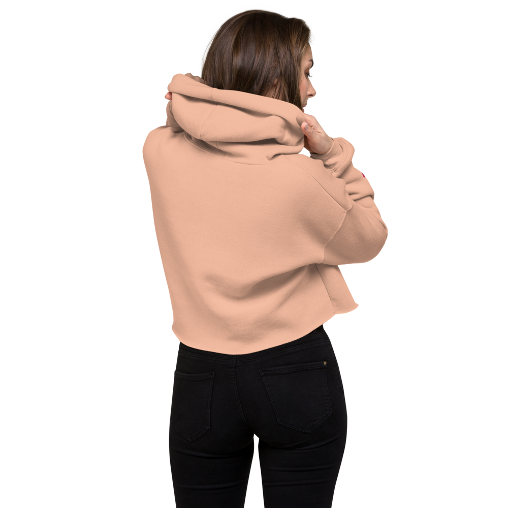 Crop Hoodie | Pink Label