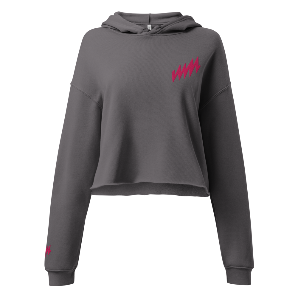 Crop Hoodie | Pink Label